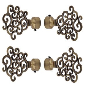 Zinc Curtain Finials